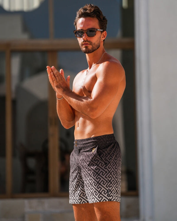 Faded Luxe - Black Swim Trunks Tucann 