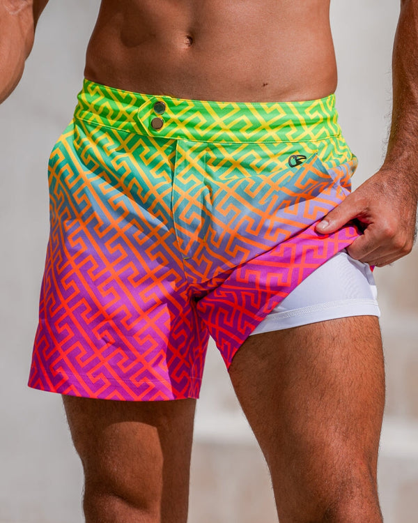 Faded Luxe - Green Swim Trunks Tucann 