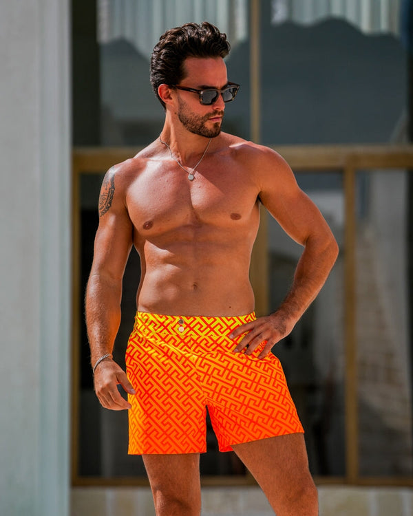 Faded Luxe - Orange Swim Trunks Tucann 