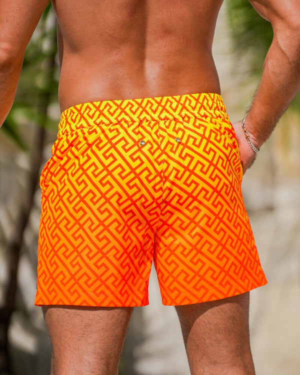 Faded Luxe - Orange Swim Trunks Tucann 