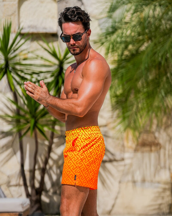 Faded Luxe - Orange Swim Trunks Tucann 