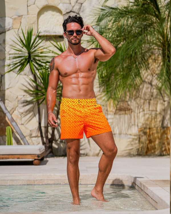 Faded Luxe - Orange Swim Trunks Tucann 