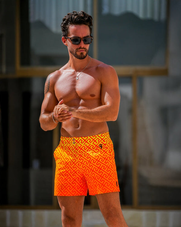 Faded Luxe - Orange Swim Trunks Tucann 