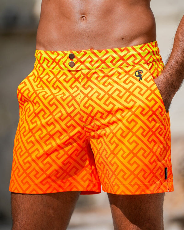 Faded Luxe - Orange Swim Trunks Tucann 