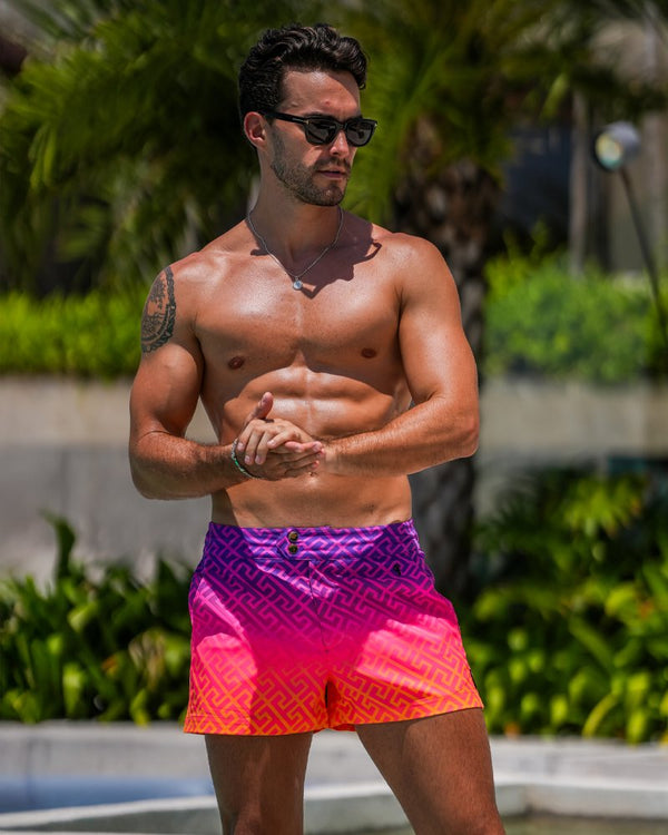 Faded Luxe - Purple 3" Shorts / Board shorts Tucann 