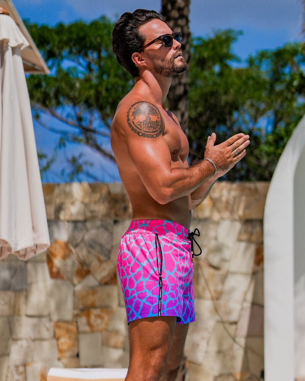 Faded Mirage - Amethyst - 3" Shorts / Board shorts Tucann 