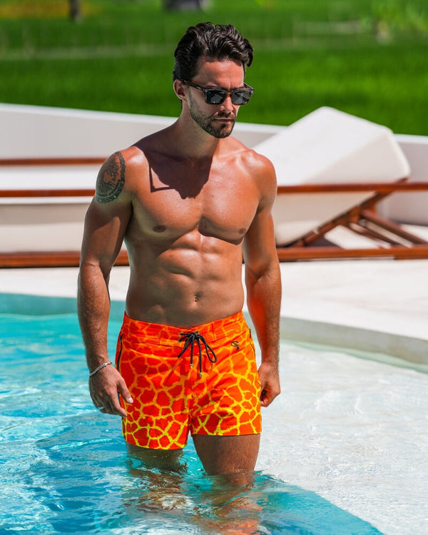 Faded Mirage - Fire - 3'' Shorts / Board shorts Tucann 