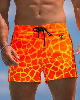 Faded Mirage - Fire - 3'' Shorts / Board shorts Tucann 