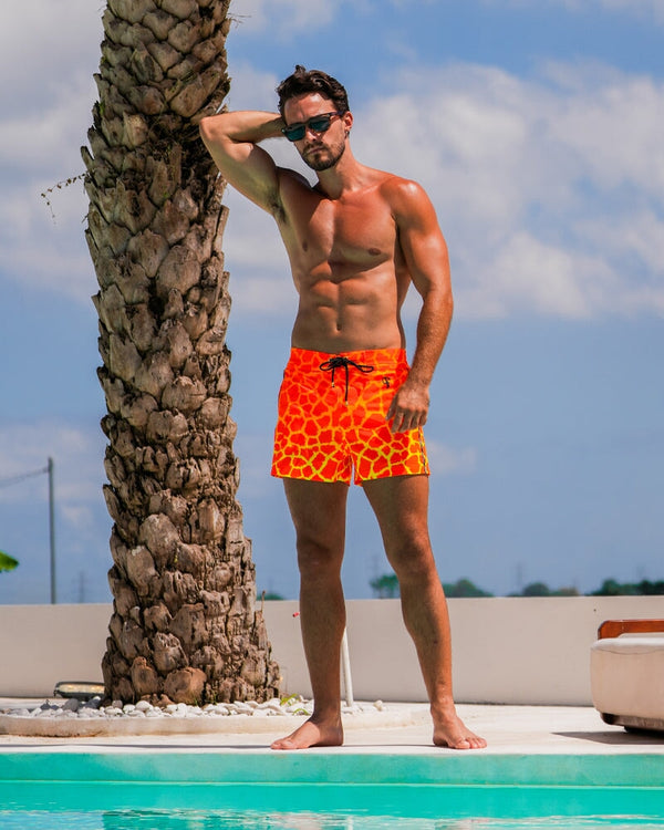 Faded Mirage - Fire - 3'' Shorts / Board shorts Tucann 