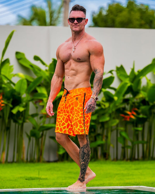 Faded Mirage - Fire - 7'' Shorts / Board shorts Tucann 