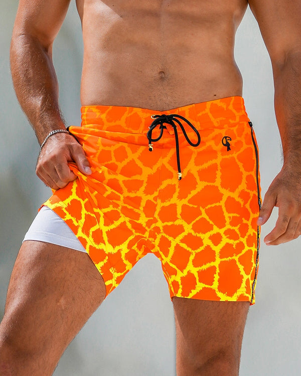 Faded Mirage - Fire Swim Trunks Tucann 