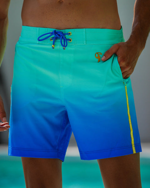 【AAKE】DOT (★) BERMUDA PT Sundek short swim shorts with an elasticated waistband