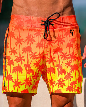 Faded Palm - Sunset 5'' Shorts / Board shorts Tucann 