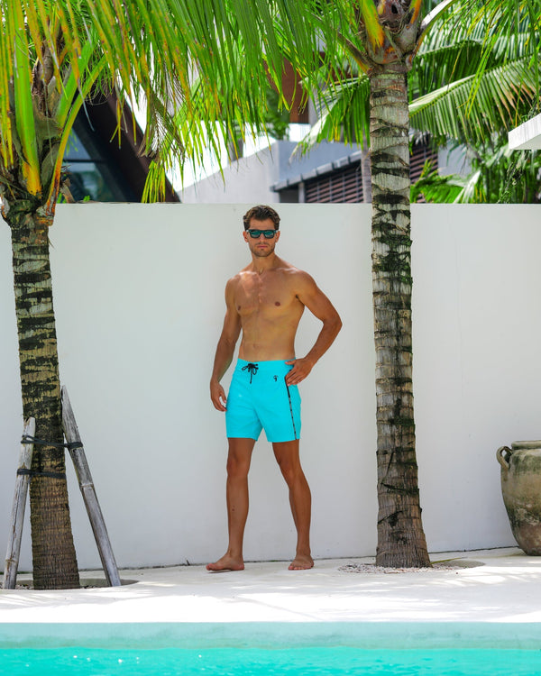 Fluro Aqua - 7" Shorts / Board shorts Tucann 
