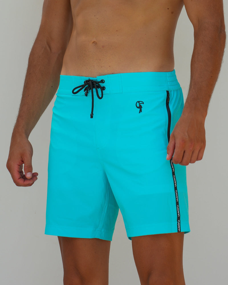 Fluro Aqua - 7" Shorts / Board shorts Tucann 
