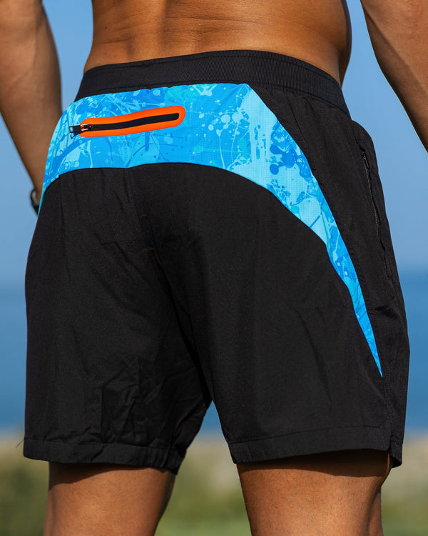 Hybrid Active Short Splatter - Blue 5 Inch Tucann 