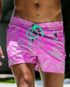 Jelly-Ink Swim Trunks Purple - 3" Swim Trunks Tucann 