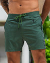 Khaki Green - 5" Swim Trunks Tucann 