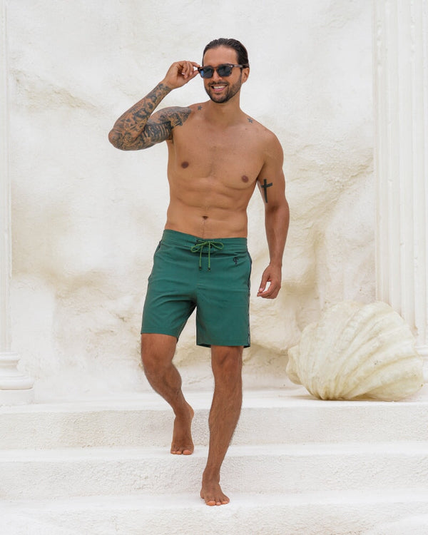 Khaki Green 7" Swim Trunks Tucann 