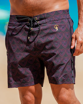 Lovestruck Swim Trunks - Noir - 5
