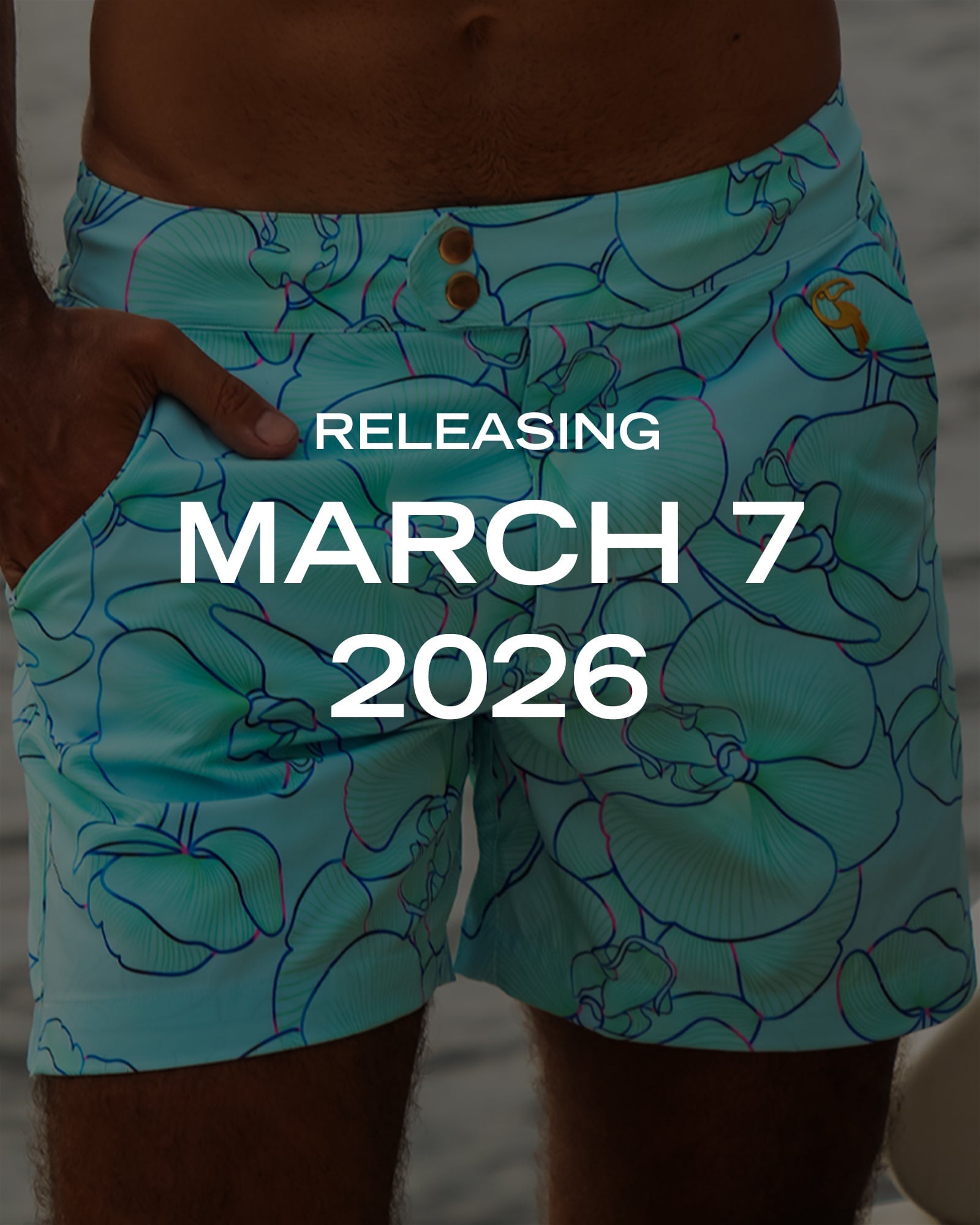 Luxe Orchid Shorts - Cyan Tucann 