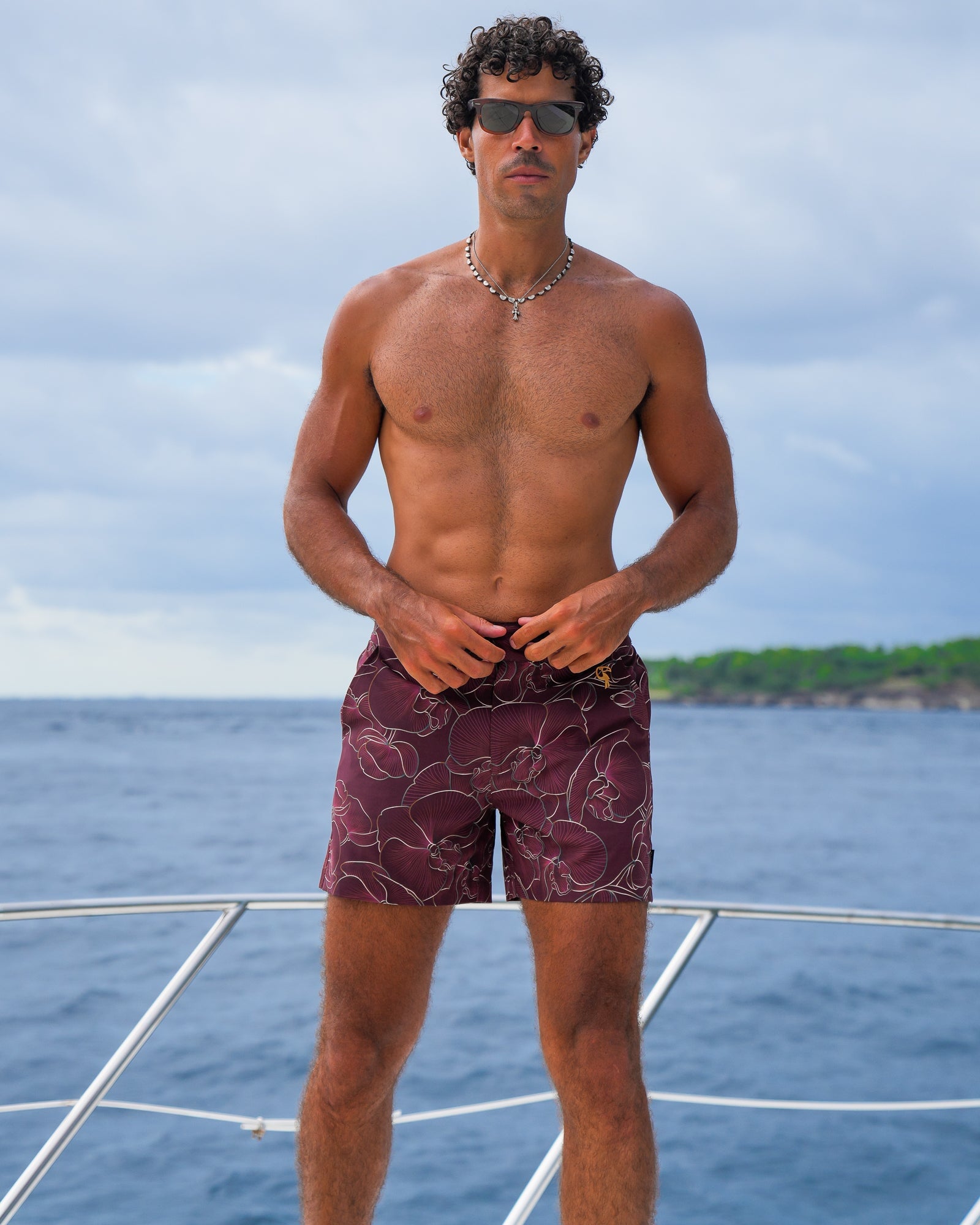 Luxe Orchid Shorts - Merlot Tucann 