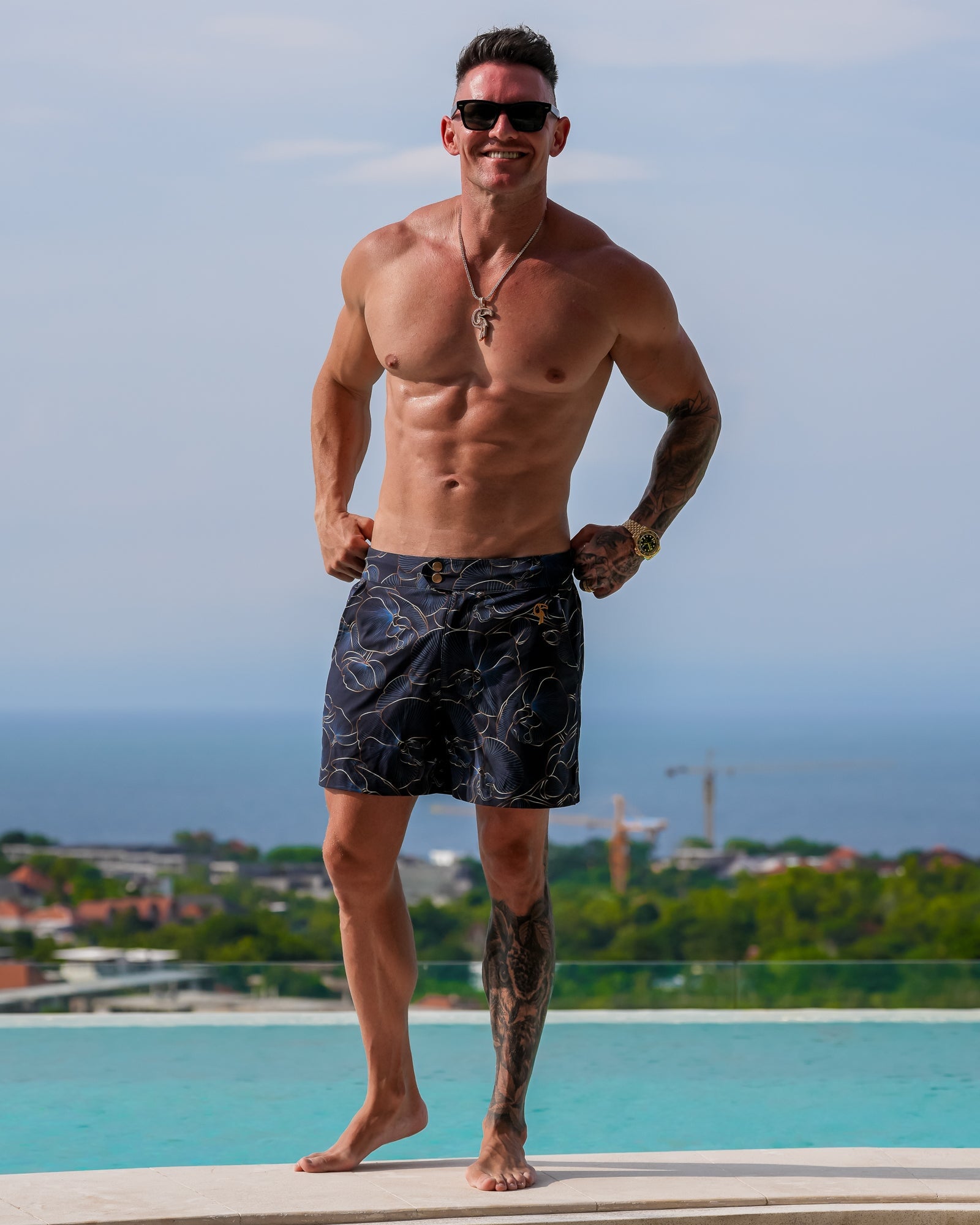 Luxe Orchid Shorts - Monaco Tucann 