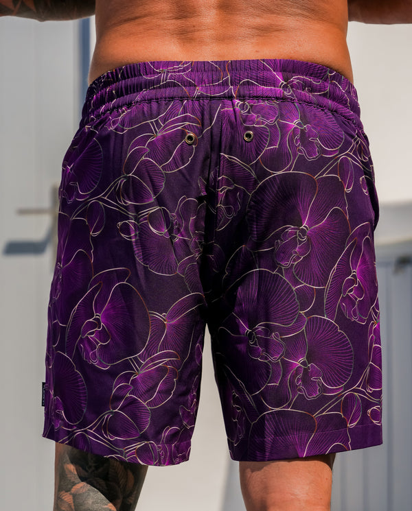 Luxe Orchid Shorts - Plumb 7" Tucann 