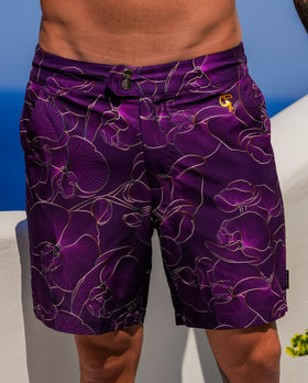 Luxe Orchid Shorts - Plumb 7