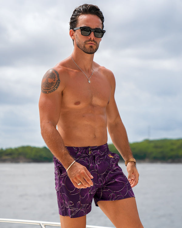 Luxe Orchid Shorts - Plumb Tucann 