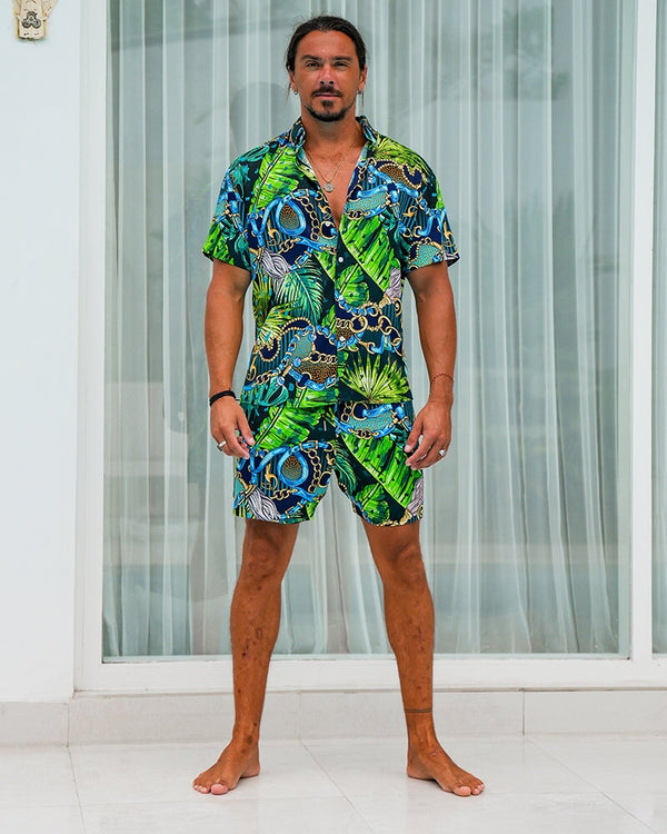 Luxe Set - Emerald Jungle-Shirt SHIRT Tucann 