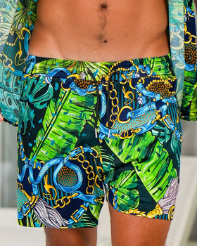 Luxe Set - Emerald Jungle - Shorts Shorts / Board shorts Tucann 