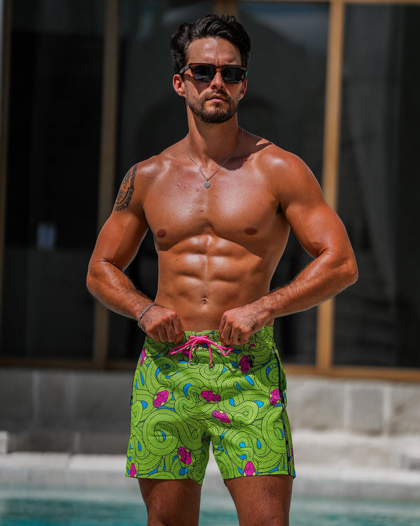 Medusa - Apple 5" Swim Trunks Tucann 
