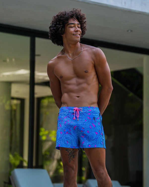Medusa - Blueberry 3" Shorts / Board shorts Tucann 