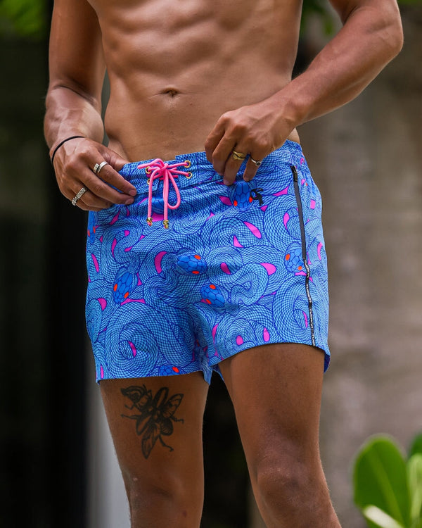 Medusa - Blueberry 3" Shorts / Board shorts Tucann 
