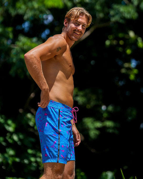 Medusa Blueberry 7" Shorts / Board shorts Tucann 