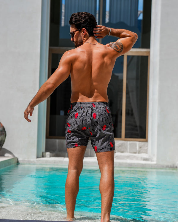 Medusa - Olive 5" Swim Trunks Tucann 