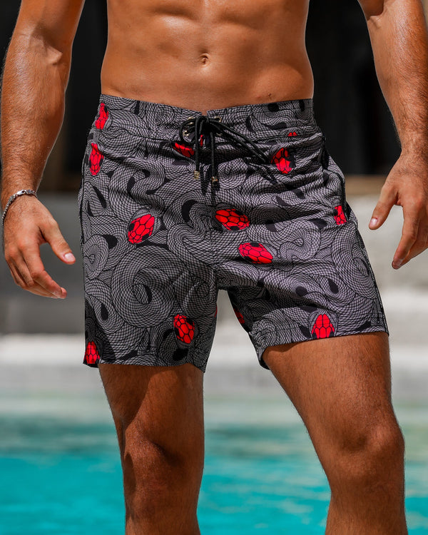 Medusa - Olive 5" Swim Trunks Tucann 