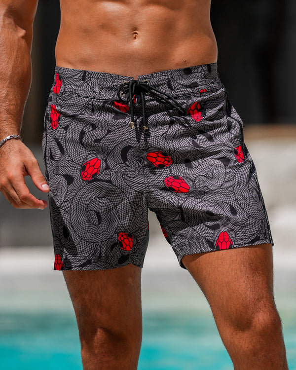 Medusa - Olive 5" Swim Trunks Tucann 