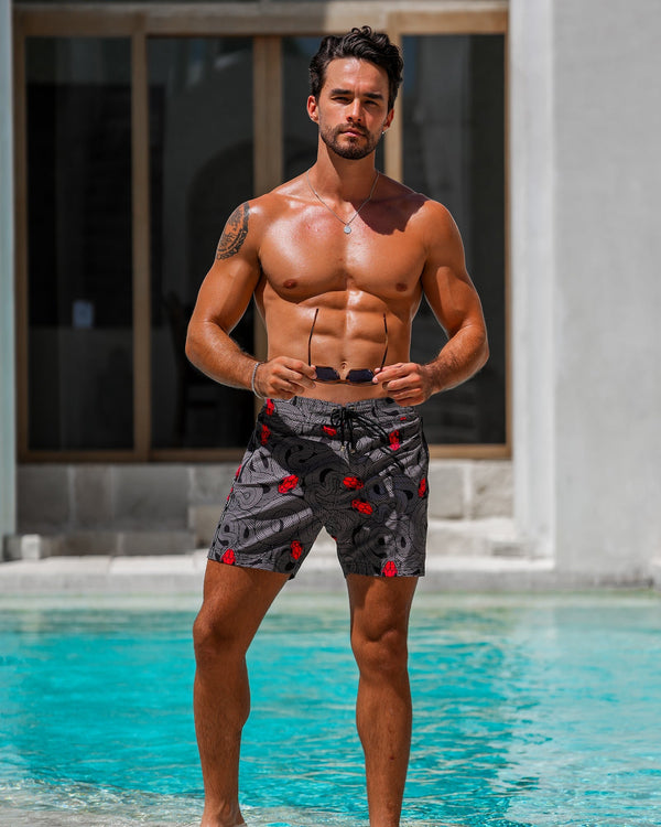 Medusa - Olive 5" Swim Trunks Tucann 