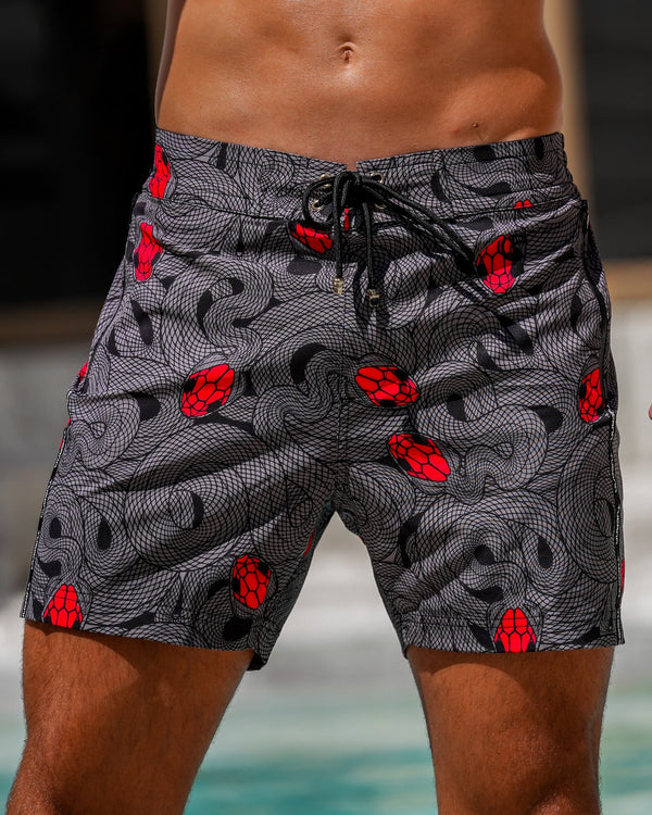 Medusa - Olive 5" Swim Trunks Tucann 