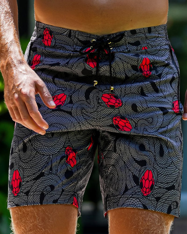 Medusa Olive 7" Shorts / Board shorts Tucann 