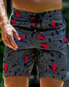Medusa Olive 7" Shorts / Board shorts Tucann 
