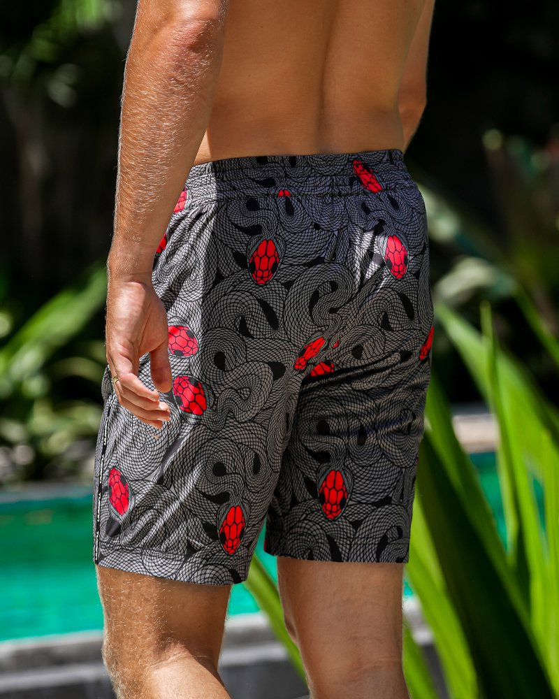Medusa Olive 7" Shorts / Board shorts Tucann 