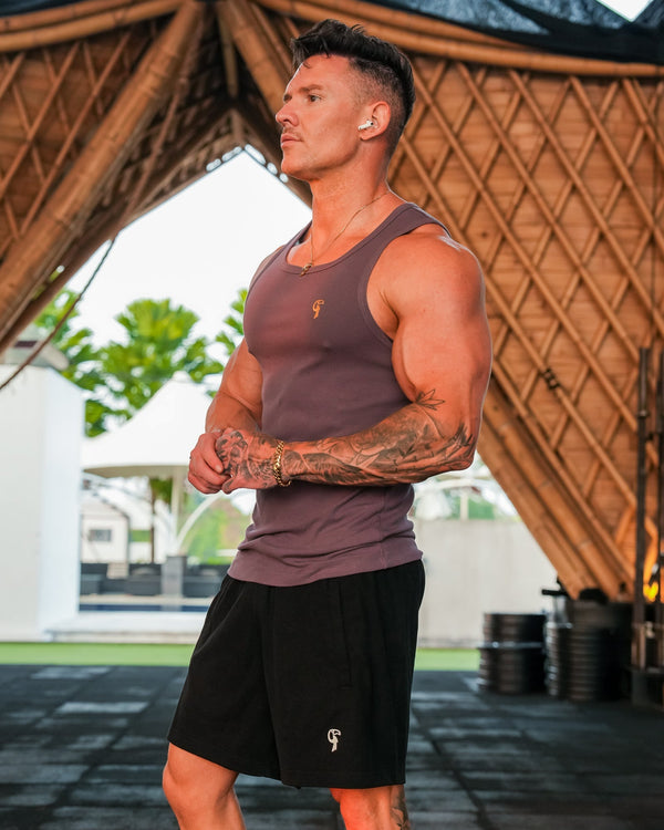 Mens Rec Singlet - Grey Tucann 
