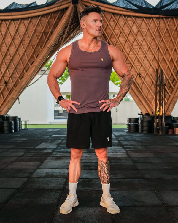 Mens Rec Singlet - Grey Tucann 
