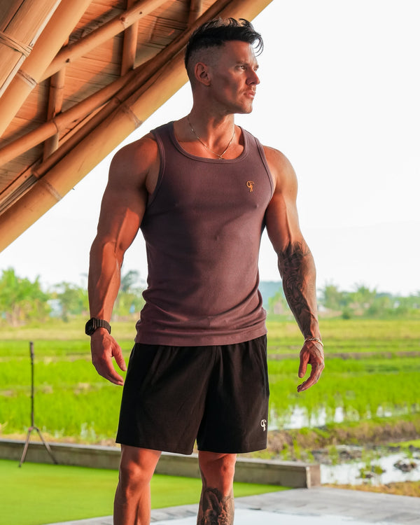 Mens Rec Singlet - Grey Tucann 