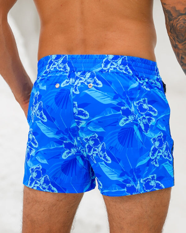 Neon Orchard Azure 3" Swim Trunks Tucann 