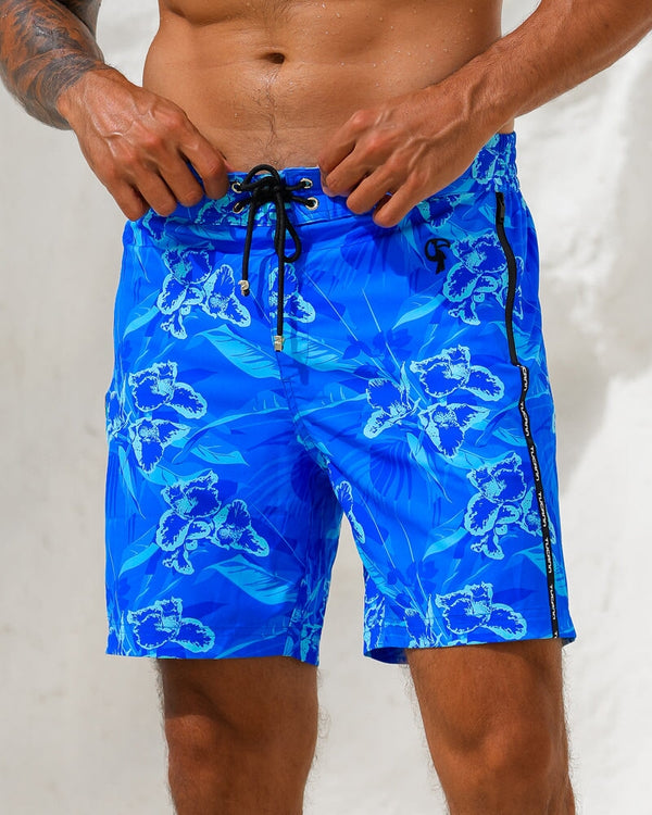 Neon Orchard Azure 7" Swim Trunks Tucann 