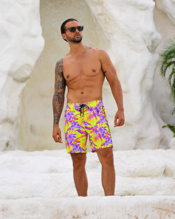 Neon Orchard Electric 7" Swim Trunks Tucann 